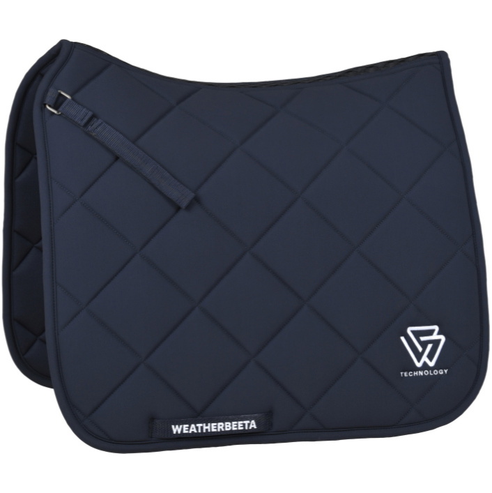 2026 WeatherBeeta Softshell Pro 3D Air-Tec Dressage Saddle Pad 1030351 - Navy
